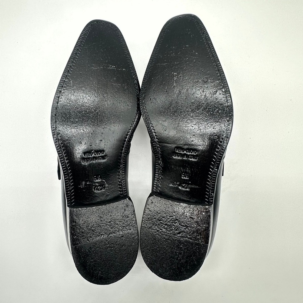 Paul Fredrick Men's Black Leather Buckle Dress Shoes FSM115D 9.5M – w/ Box - Picture 7 of 7